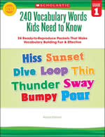 240 Vocabulary Words Kids Need to Know