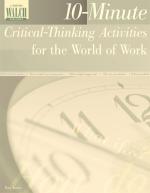 10-Minute Critical-Thinking Activities for the World of Work