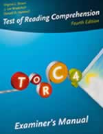TORC-4: Test of Reading Comprehension-Fourth Edition