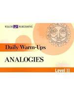 Daily Warm-Ups Analogies Level 2 (Grades 9-12)