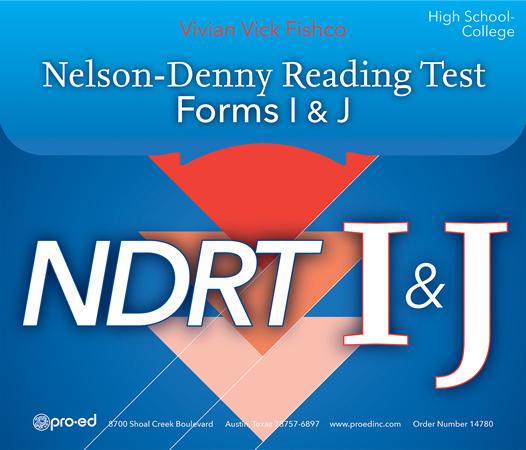 NDRT: Nelson-Denny Reading Test Forms I and J